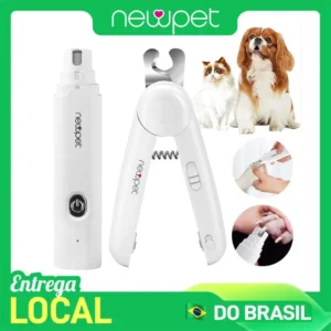 Newpet Moedor de unhas de cachorro recarregável 2 em 1