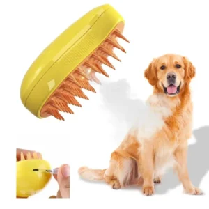 Escova elétrica do cão do vapor, escova da massagem do vapor